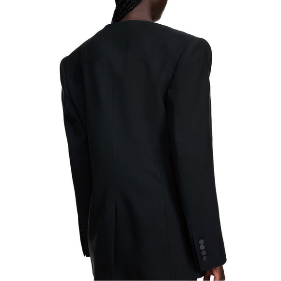 NWT MUGLER x H&M Oversized Wool Blazer - Picture 3 of 12